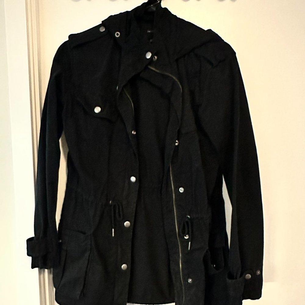 Talulah Black Cargo Spring Jacket